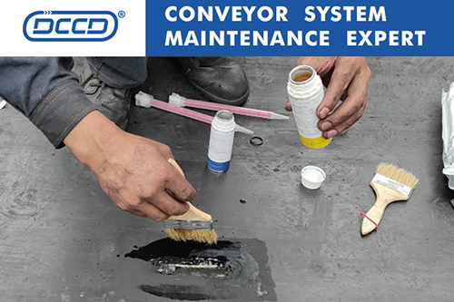 DCCD?1996快速修補(bǔ)膠在輸煤線上的應(yīng)用