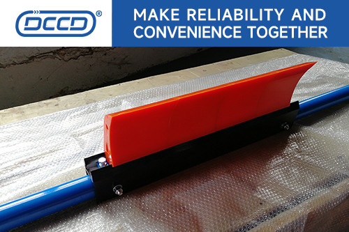 銅礦輸送線輸送帶清掃器的生產(chǎn)